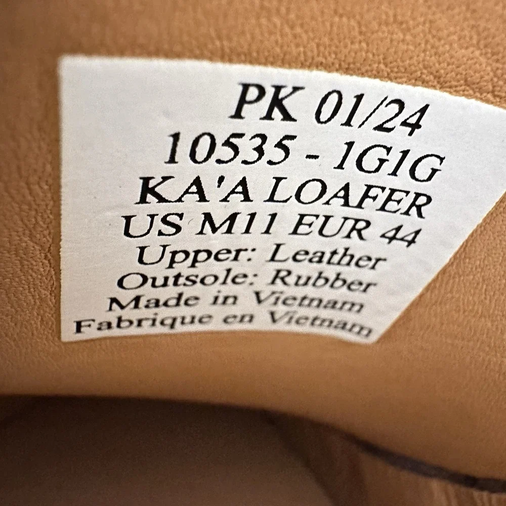 Men's Olukai KA'A Loafer Slip-on Shoes Cooler Gray Suede NEW Size 11‎ Casual